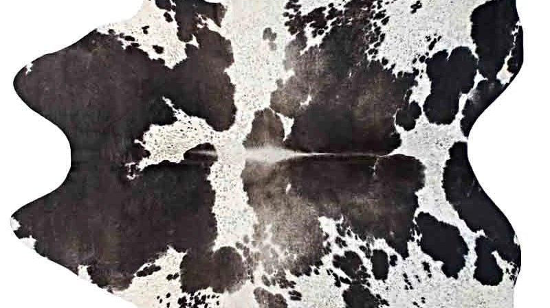 Gris grey, brown and white premium cowhide rug - Your Western Decor, LLC