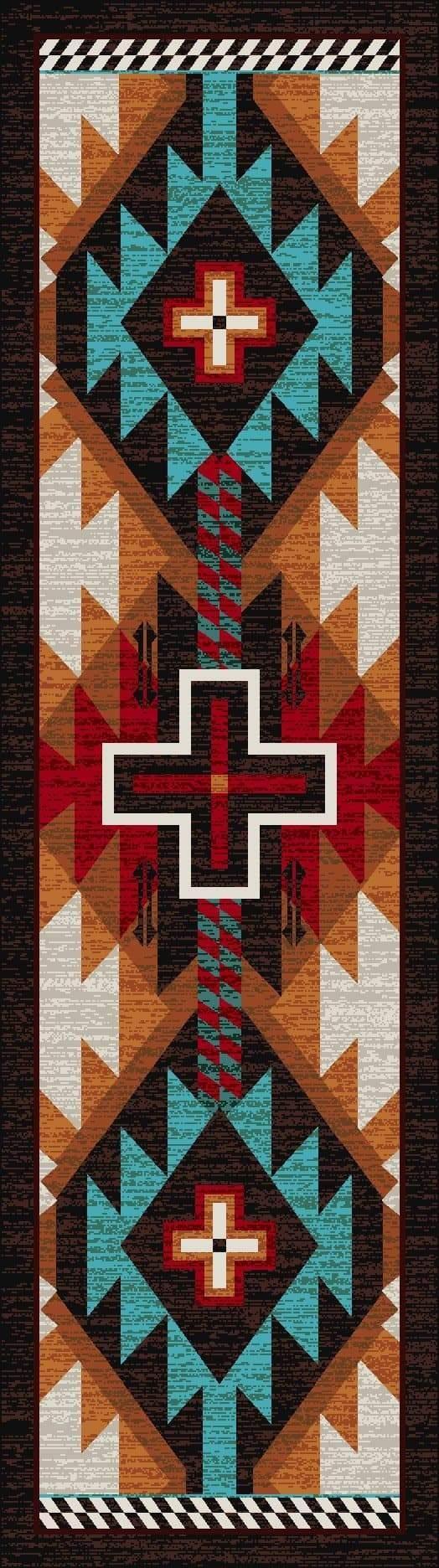 Rustic Cross - Electric Floor Runner - Your Western Decor, LLC