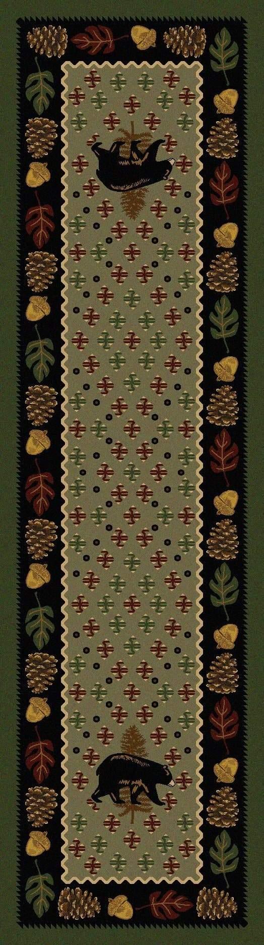 Patchwork Bear Rugs - 3 Colors - Your Western Decor, LLC