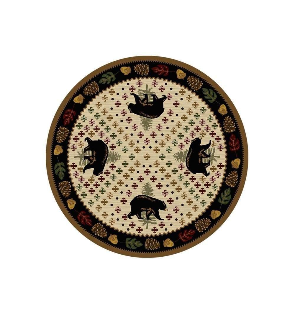 Patchwork Bear Rugs - 3 Colors - Your Western Decor, LLC