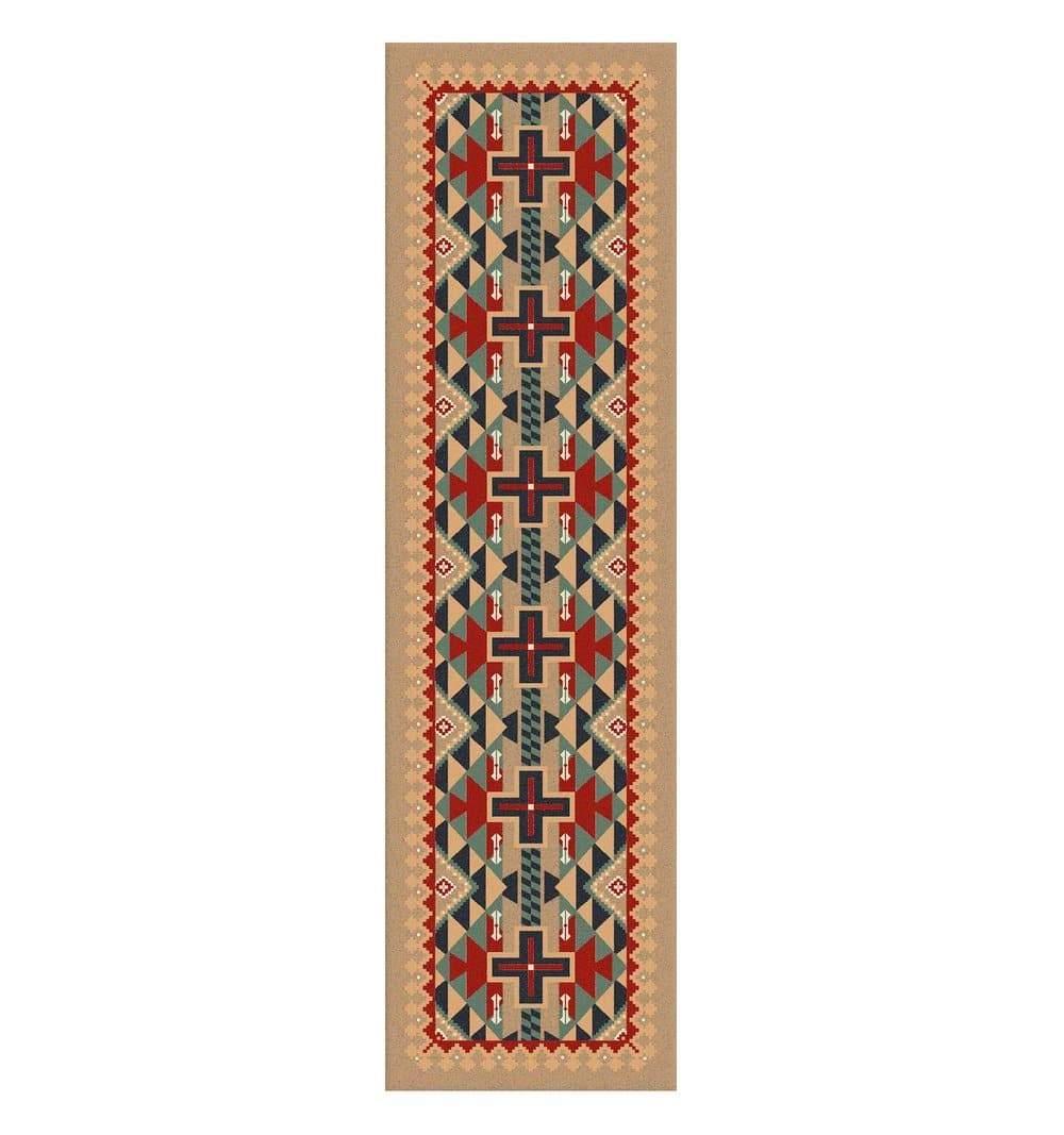 Dry Valley Kilim Floor Runner Rug. Southwestern style area and accent rugs. Made in the USA. Your Western Decor, LLC
