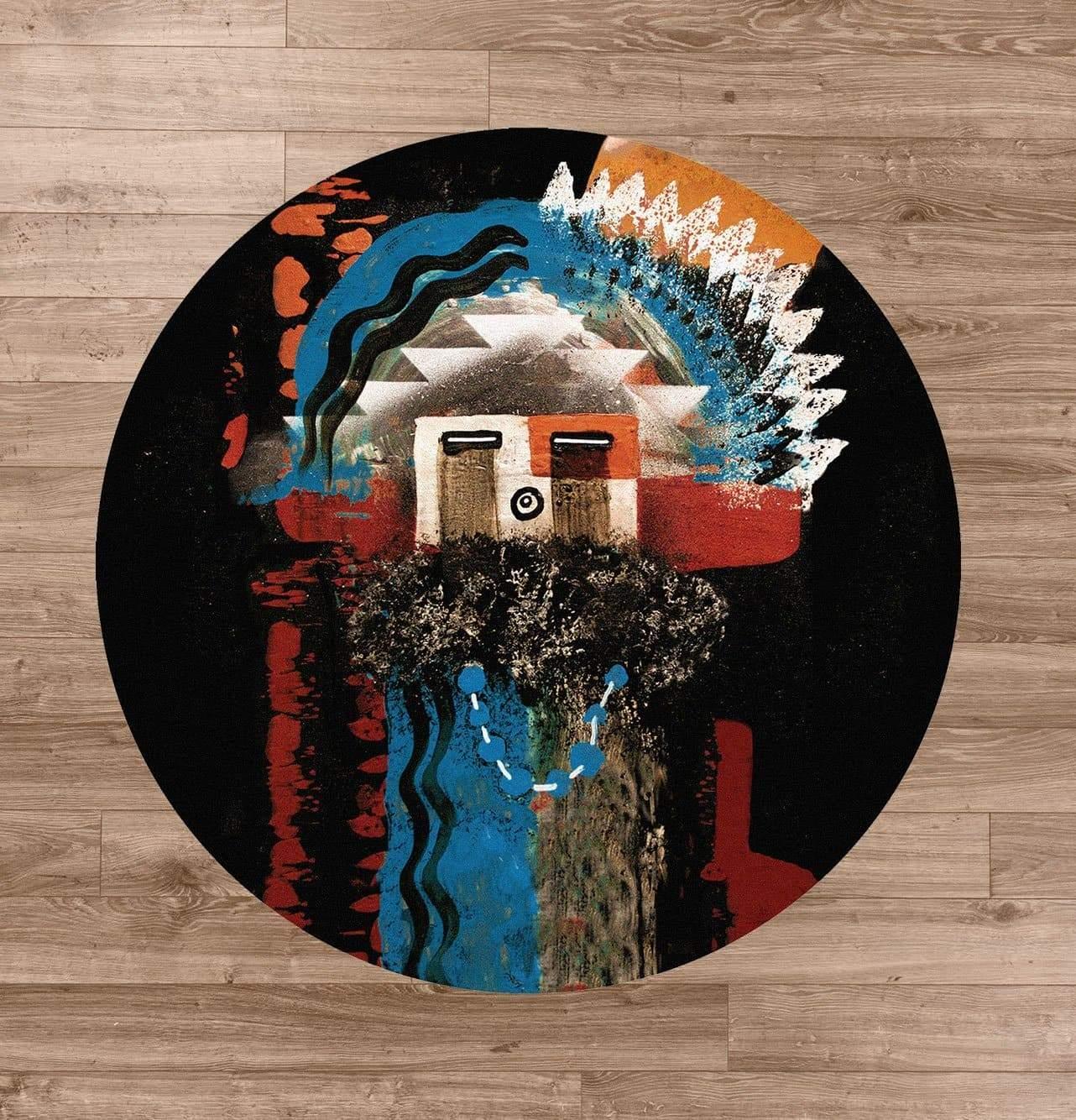 Boogie Red Rust Round Area Rugs - Made in the USA - Your Western Decor