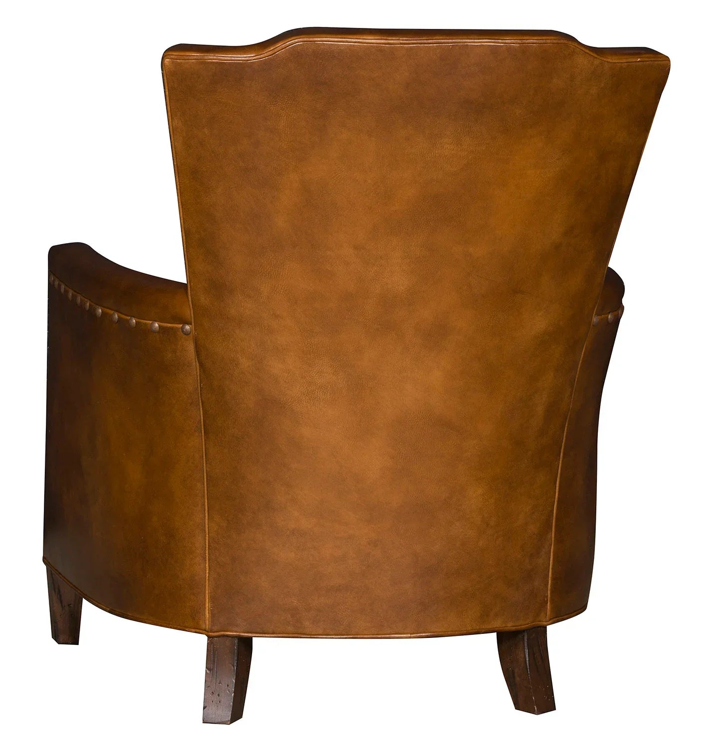 American made Bourbon Boot Stitch Leather Lounge Chair - Your Western Decor