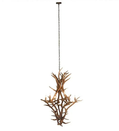 American made Elk & Mule Deer Antler Chandelier - Your Western Decor