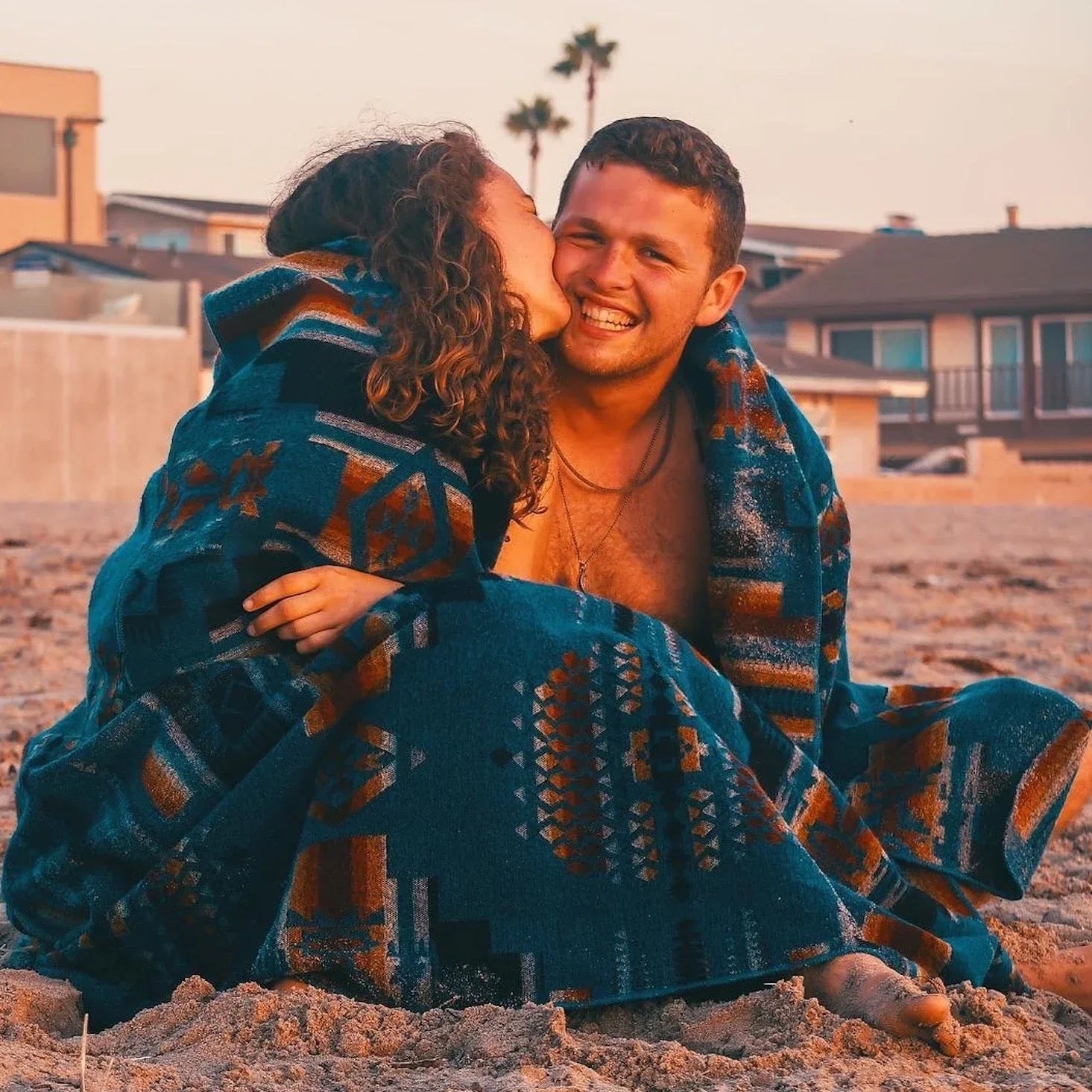 Andes Ocean - Artisan-Made Southwestern Queen-Size Blanket - Your Western Decor