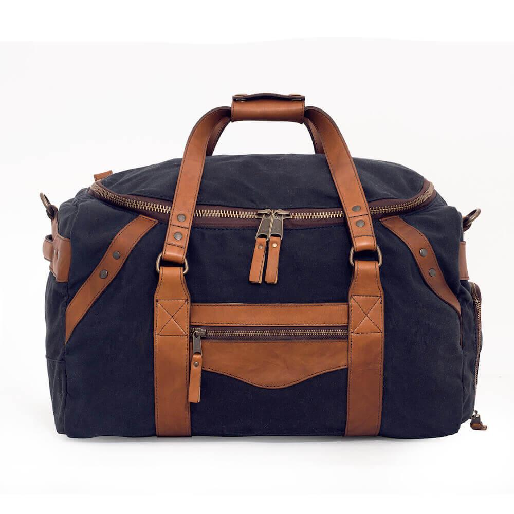 American made Campaign Waxed Canvas Travel Duffle Bag Carry-on Size - Your Western Decor