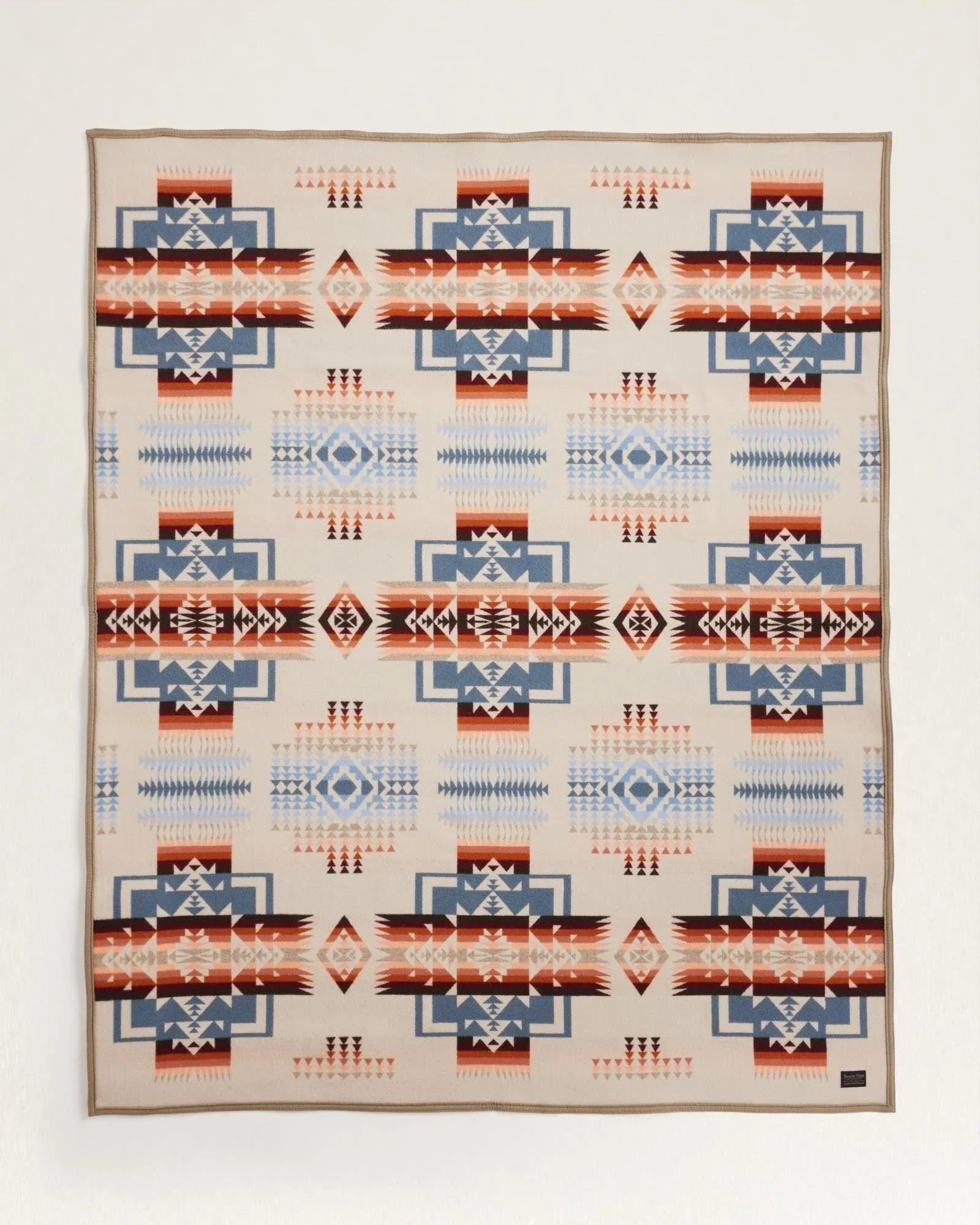 Chief Joseph Blanket Rosewood Front - Your Western Decor