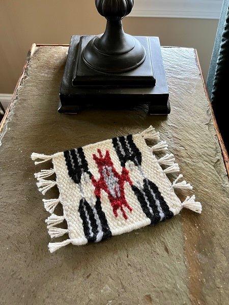 Southwestern woven candle mat - Your Western Decor