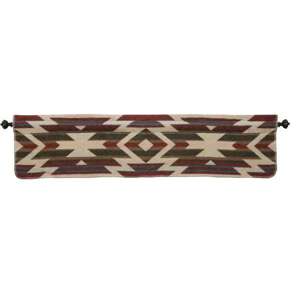 Desert Horizon valance - Desert Horizon Fabric - Sage, Spice, Creme, and Camel colors - Your Western Decor