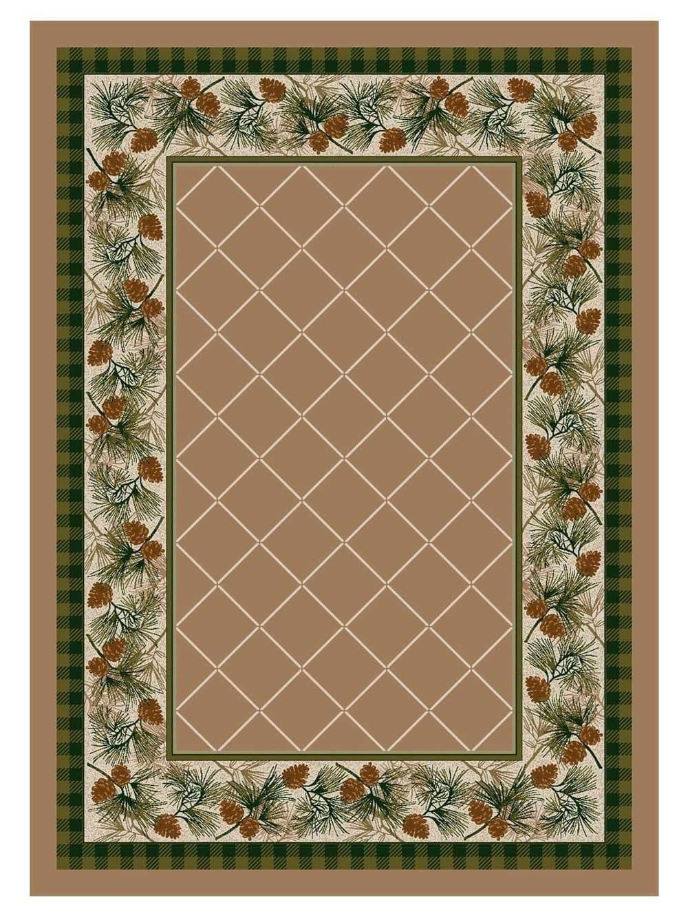 Evergreen Pine Rugs - 3 Colors 6 Sizes - Your Western Decor, LLC