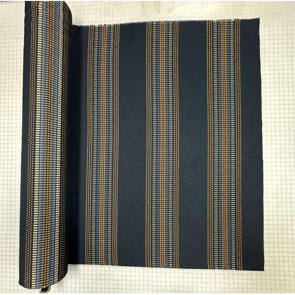 Moreno Midnight fabric in dark blue with tonal pattern made in the USA - Your Western Decor
