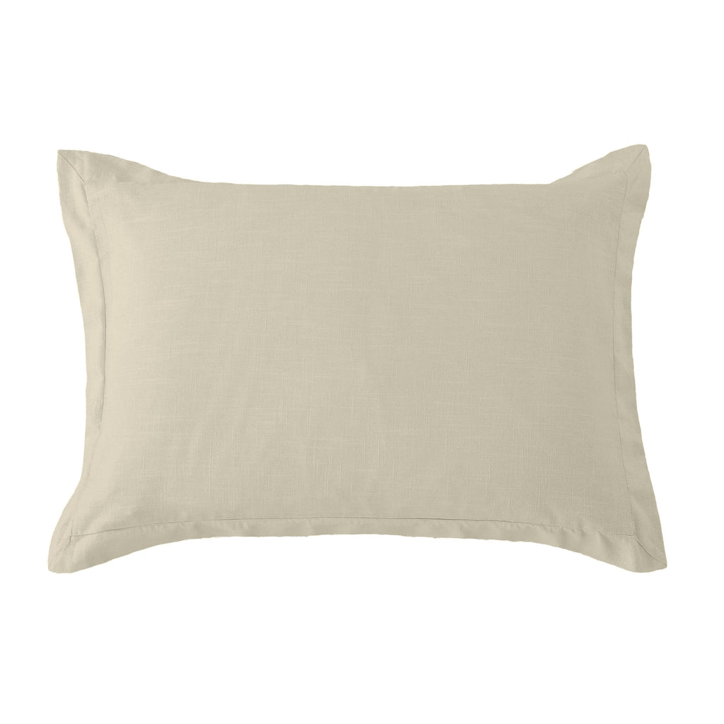 Light Tan Luna Washed Linen Tailored Pillow Sham - Your Western Decor