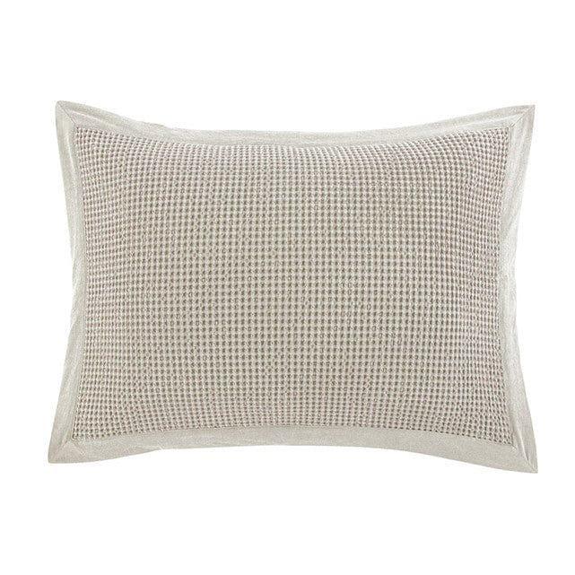 Waffle Weave Pillow Sham in light tan - Your Western Decor