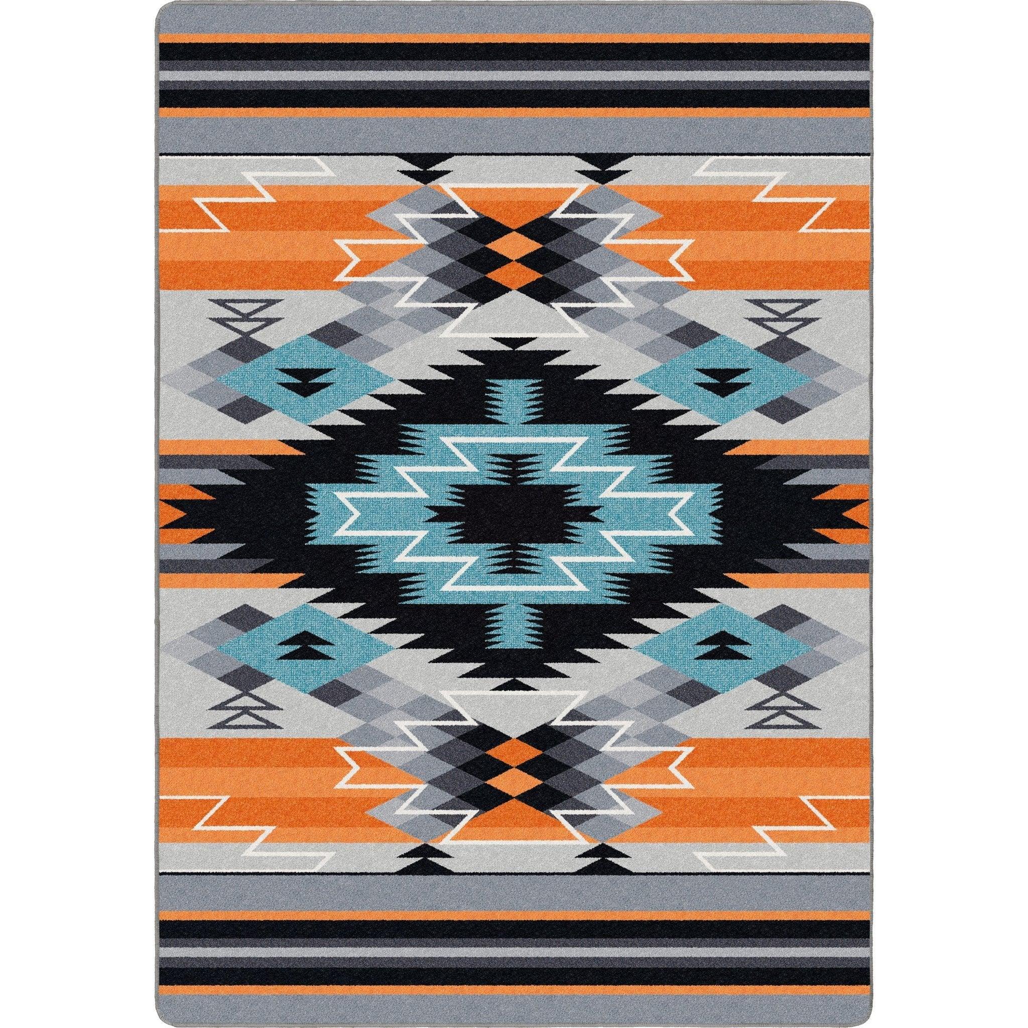Fire Radio Waves Rug Collection - Your Western Decor