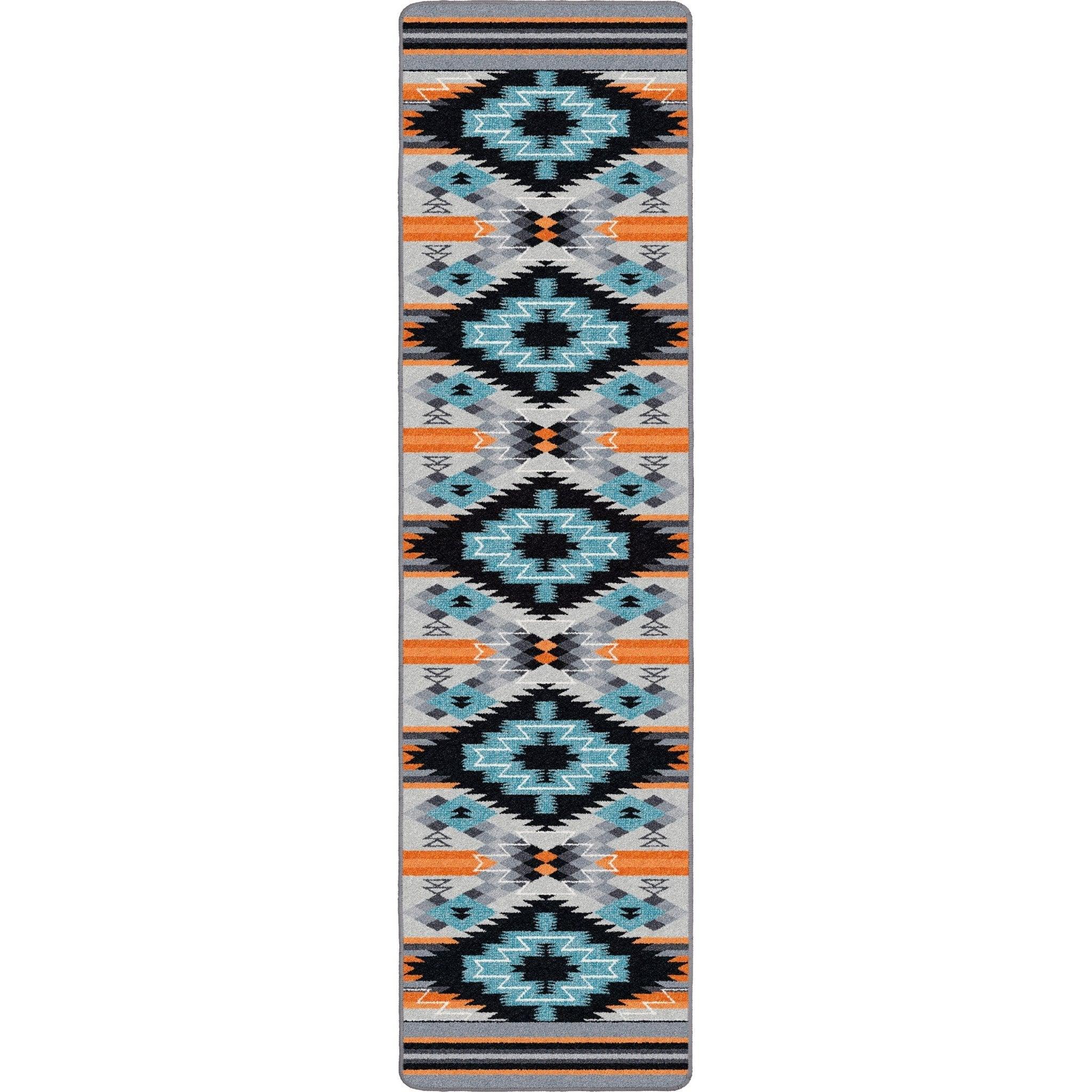 Fire Radio Waves Runner Rug - Your Western Decor