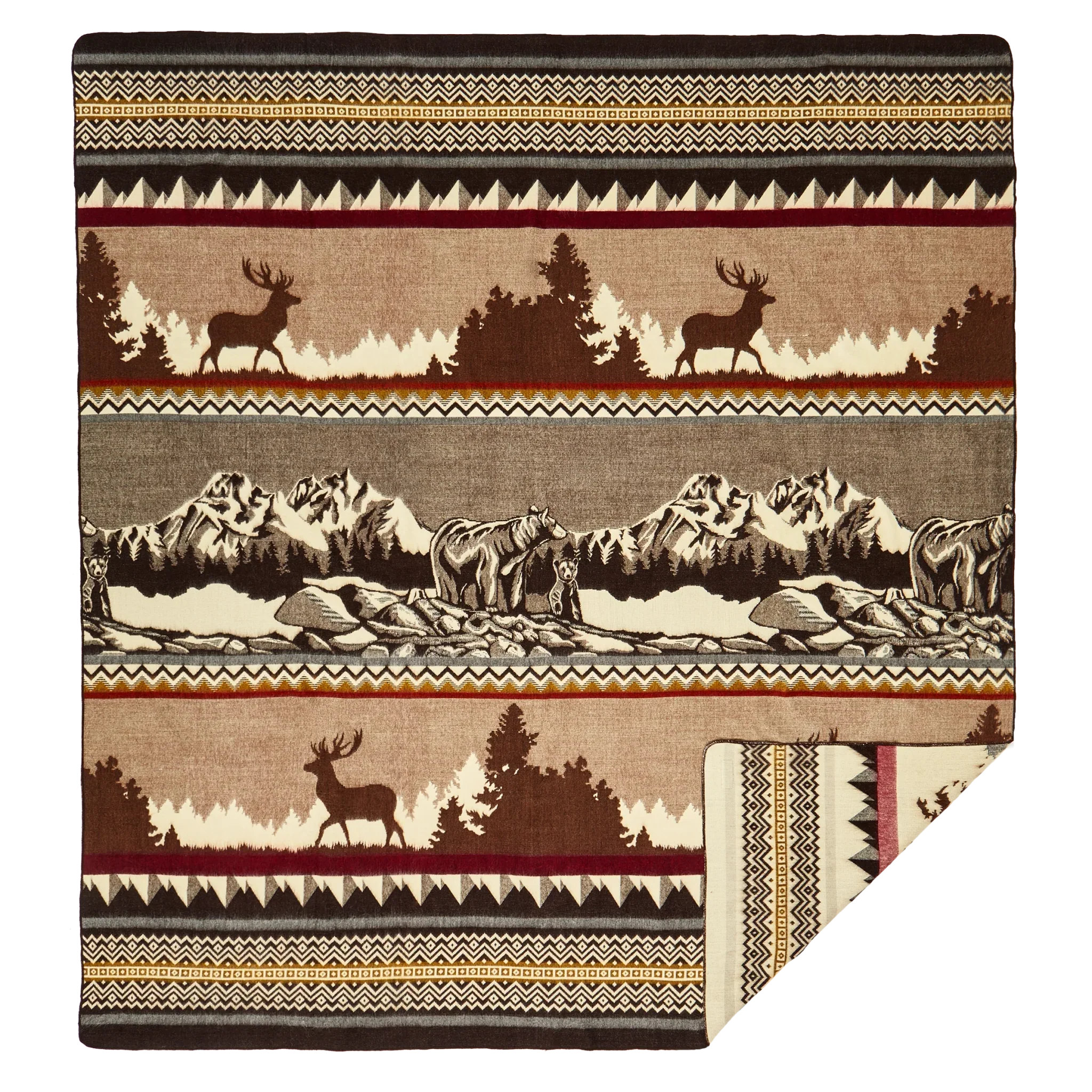 Forest Scenes Handwoven Blanket - Your Western Decor