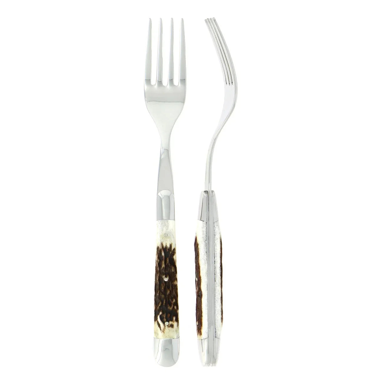 Elk Stag Shiny Finish Fork Set of 2 - Your Western Decor