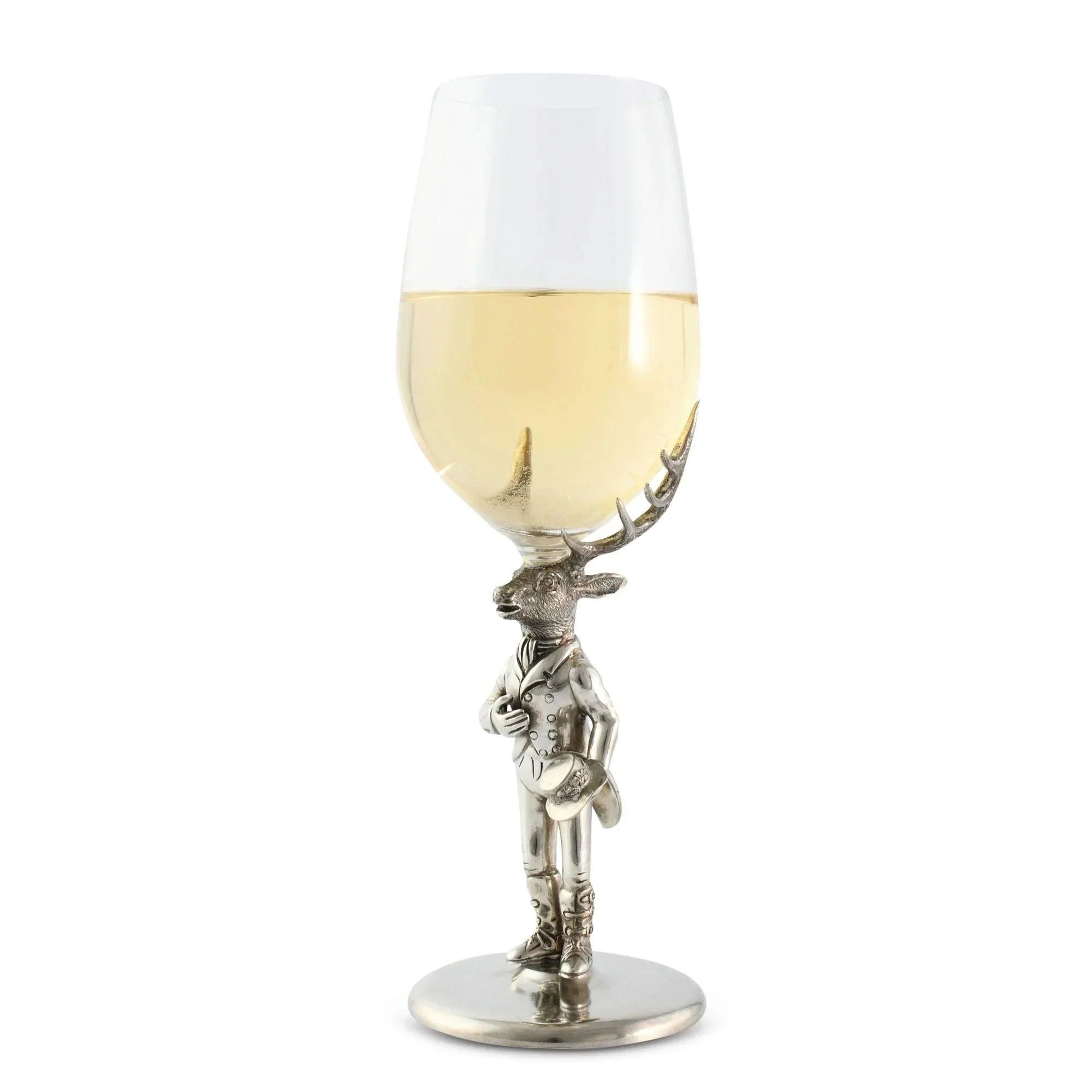 Gentleman Elk Wine Glass - Your Western Decor