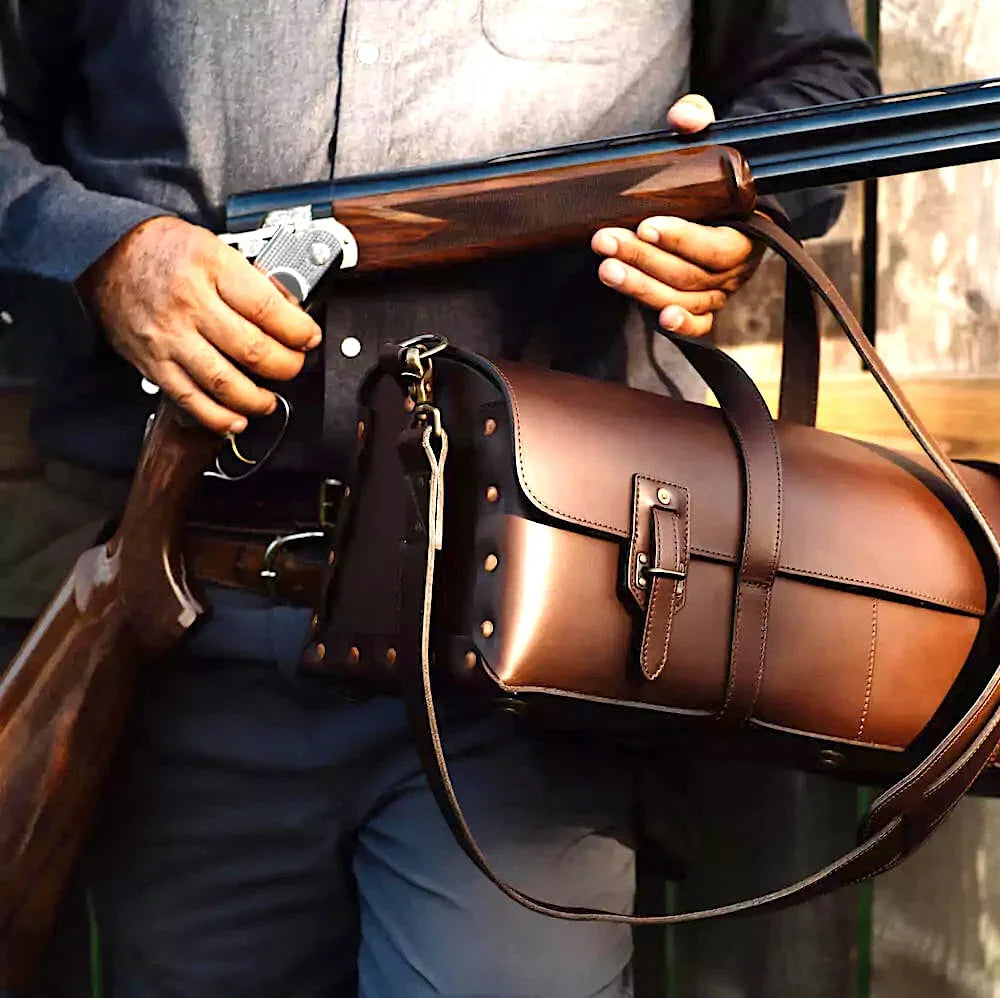 Luxury Handmade Dark Brown Leather Tradesman Bag - Your Western Decor