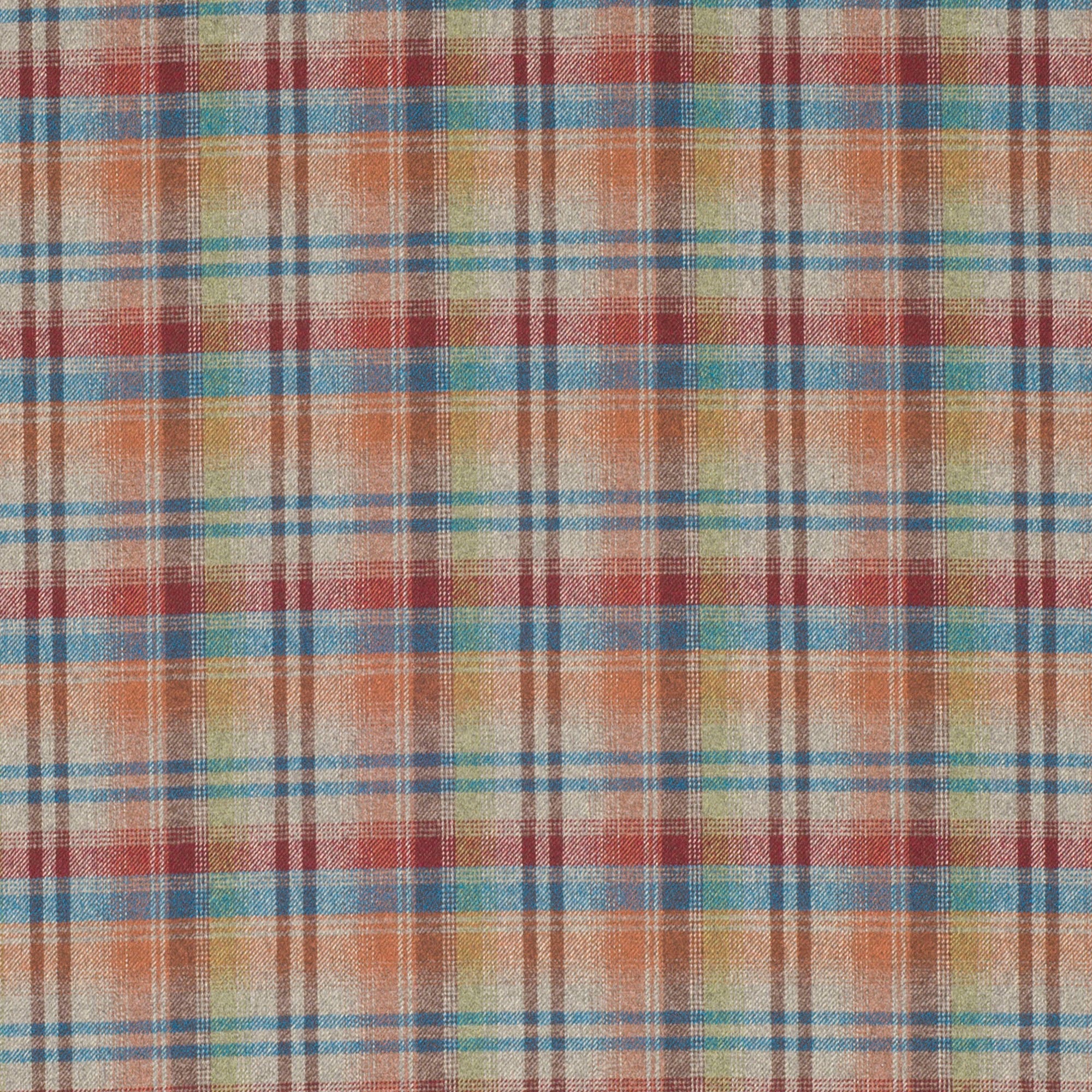 Highlands plaid fabric sample