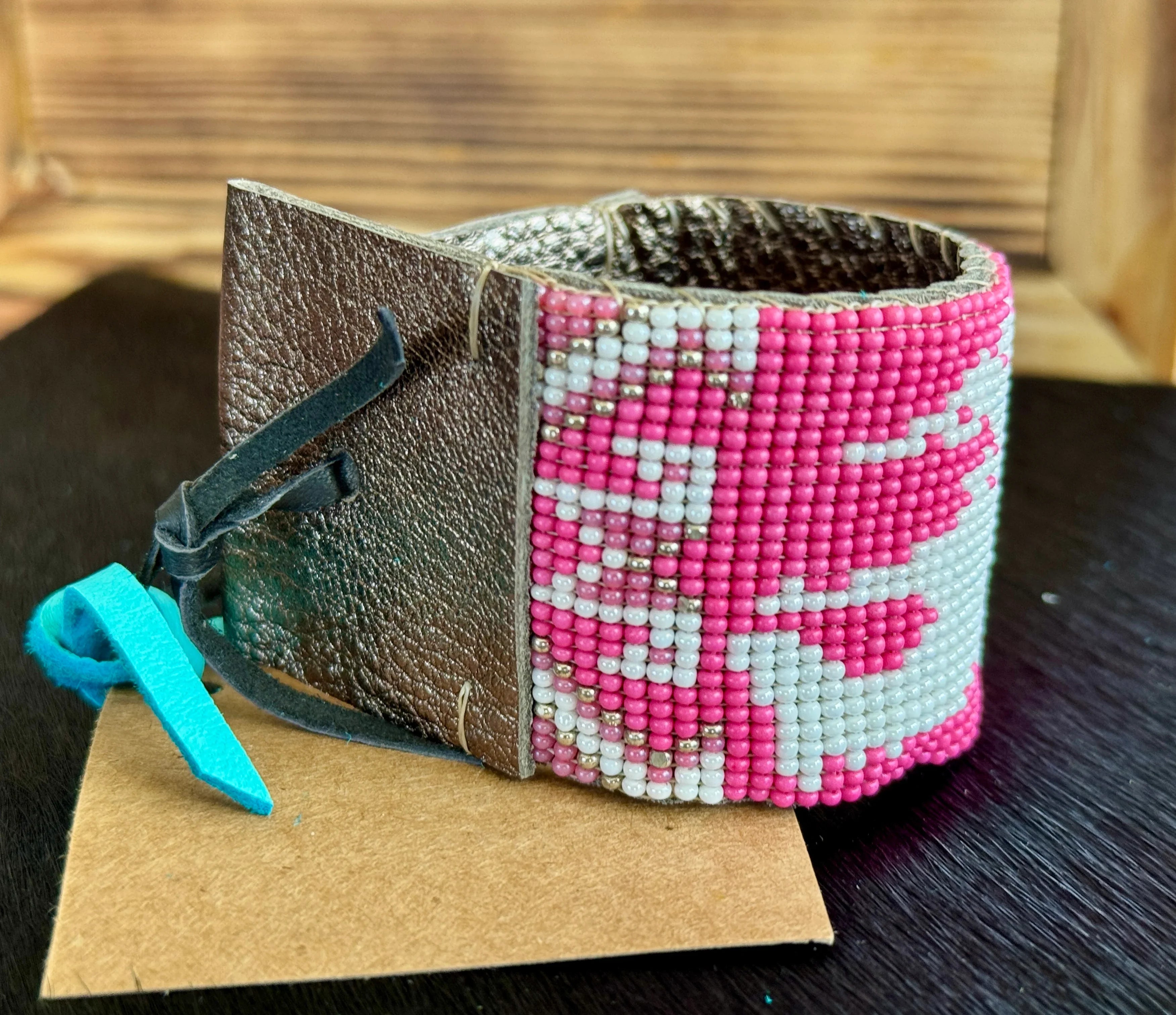 Handmade Pendleton Let 'er Buck Beaded Bracelet made in Pendleton Oregon - Your Western Decor