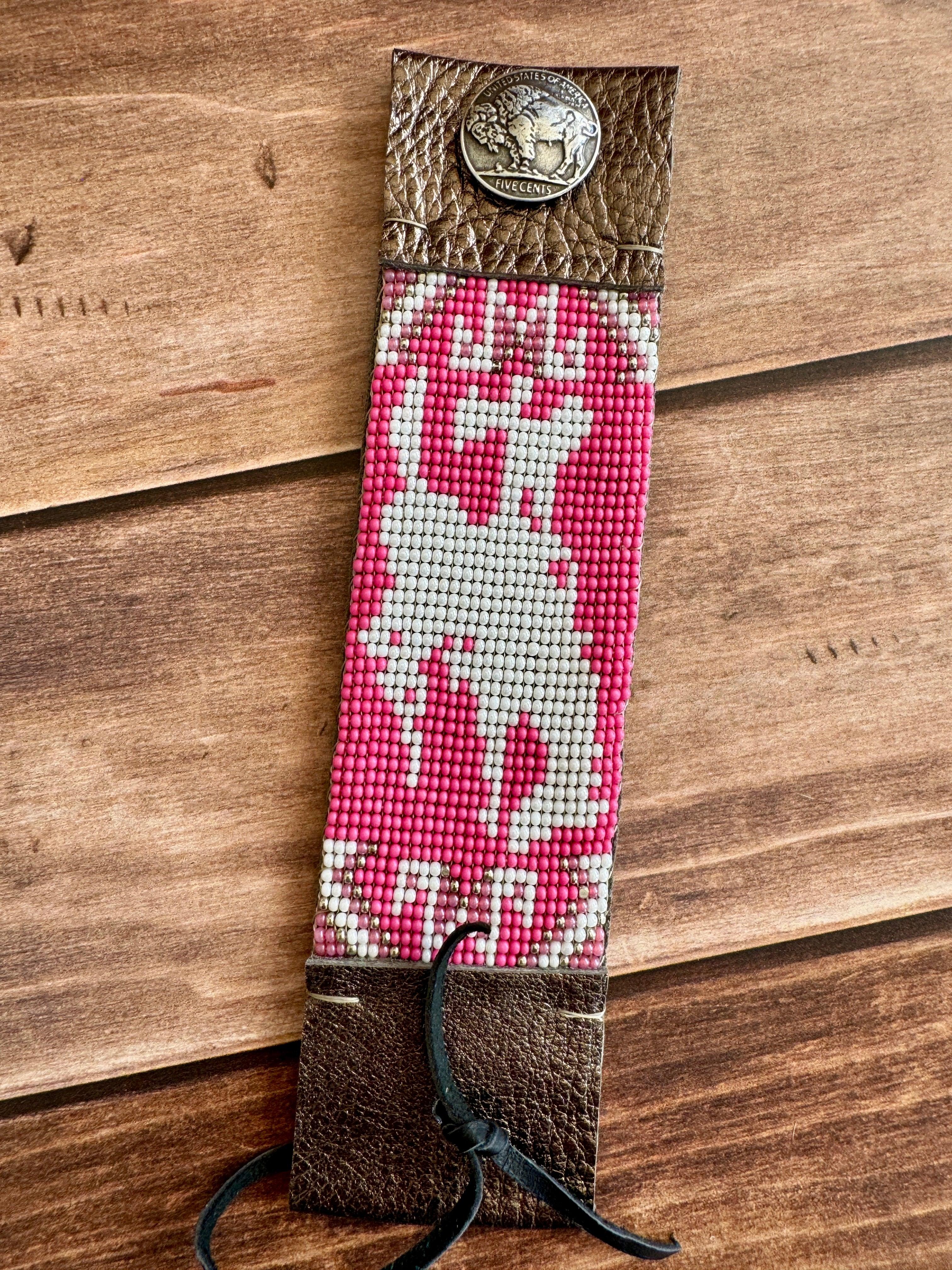 Handmade Pendleton Let 'er Buck Beaded Bracelet made in Pendleton Oregon - Your Western Decor