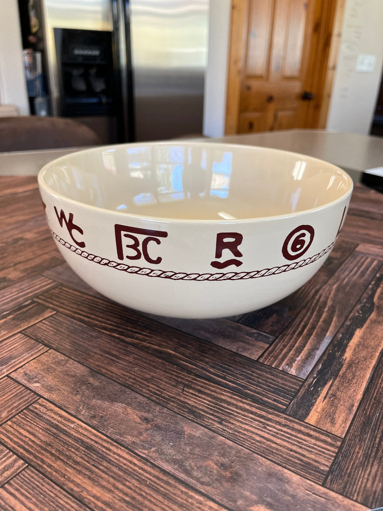 Ranch brands 9" western serving bowl - Your Western Decor