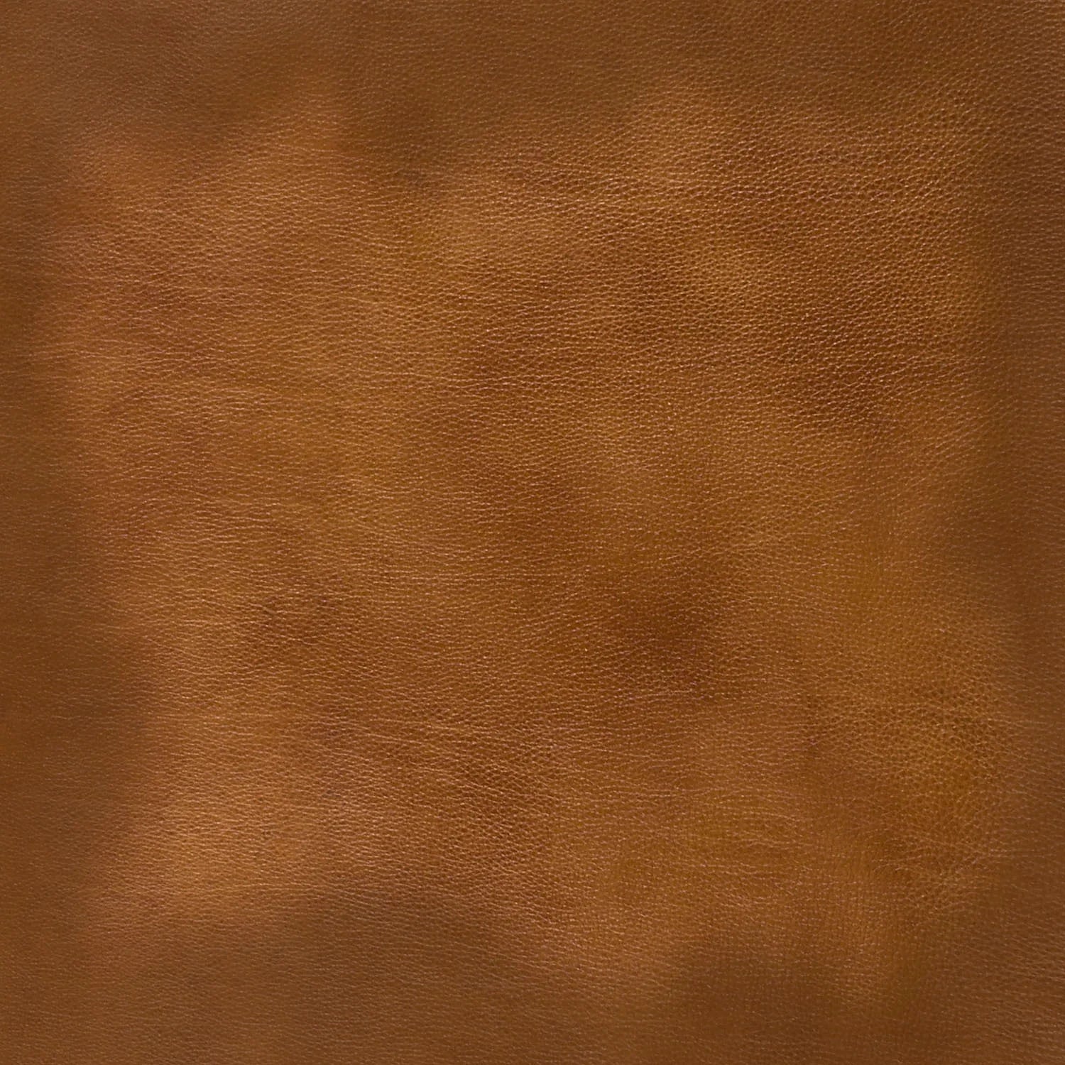 Close up of hand-burnished Almond brown leather sample - Your Western Decor