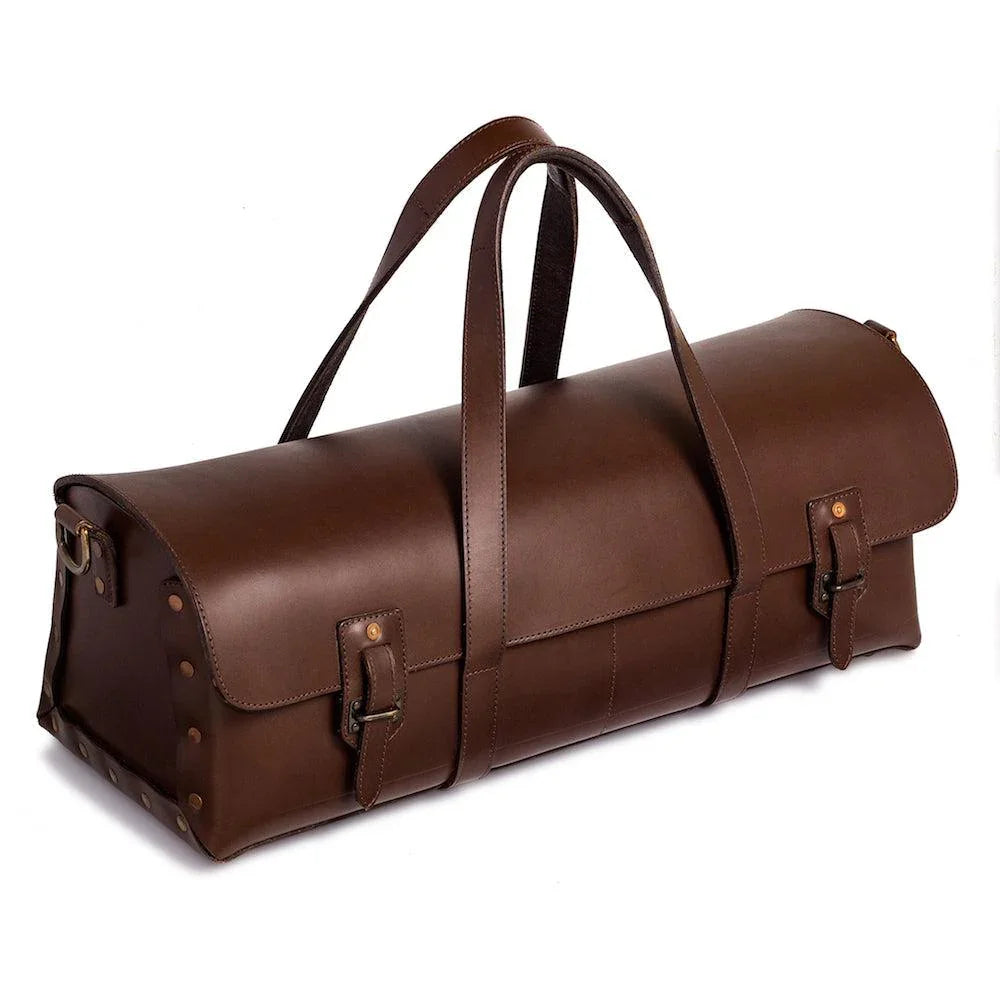Luxury Handmade Dark Brown Leather Tradesman Bag - Your Western Decor