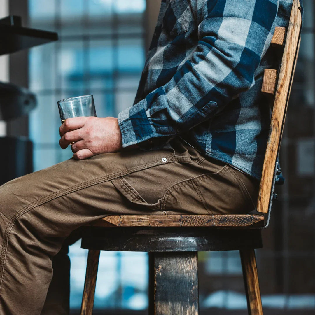 rustic bar stool side detail - Your Western Decor