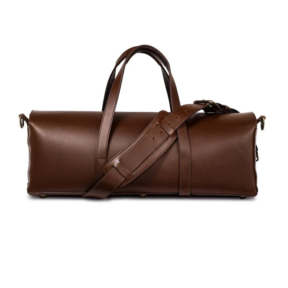 Luxury Handmade Dark Brown Leather Tradesman Bag - Your Western Decor