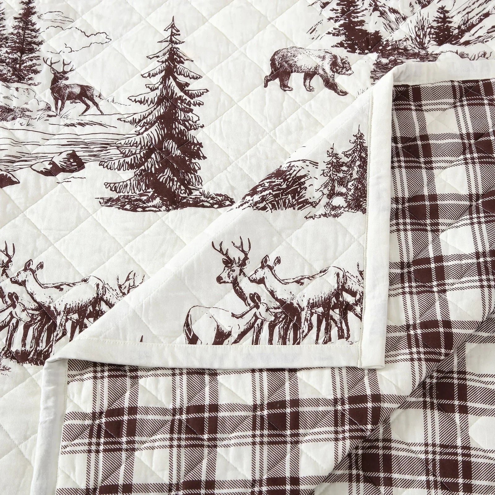 Mountain Pine Reversible Quilt Set - Your Western Decor