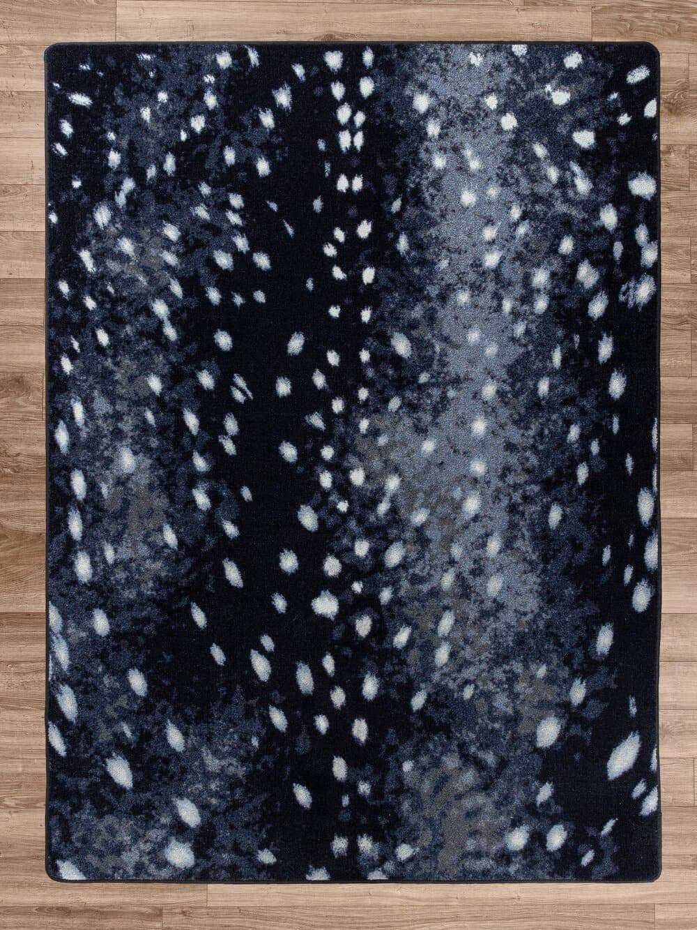 Spotted Night Hide Area Rug 8'x11' - Made in the USA - Your Western Decor