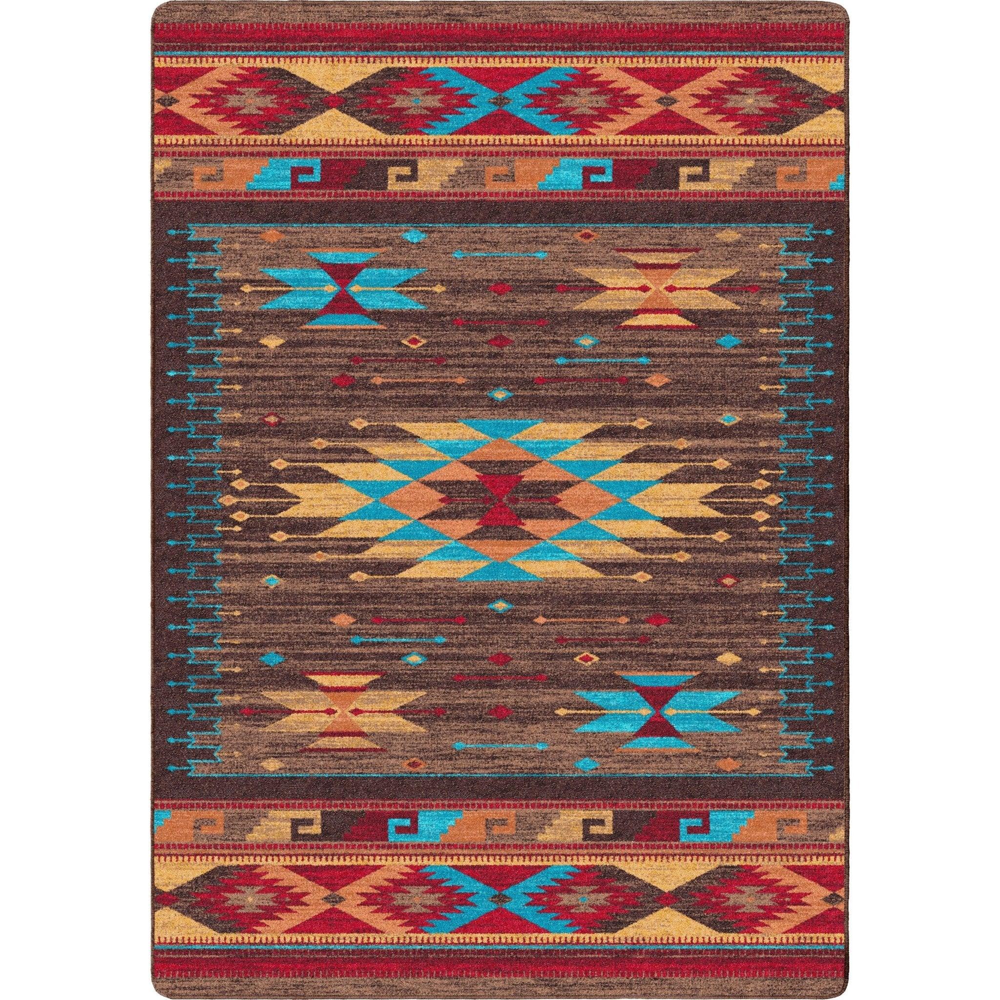 Ohtli Multi Color Aztec 8x11 Area Rug - Your Western Decor