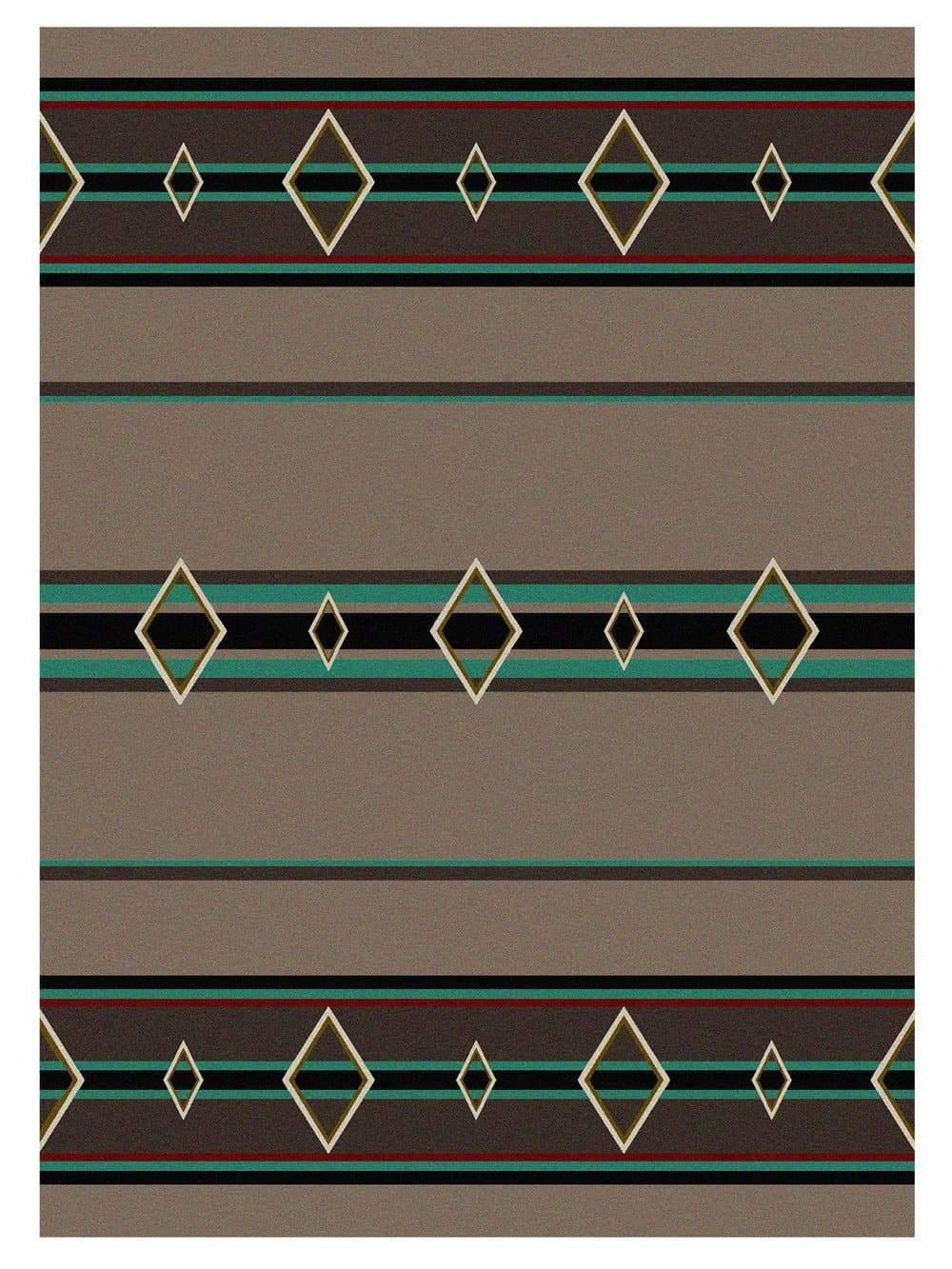 Old Timer Stone & Turquoise Rugs - Your Western Decor