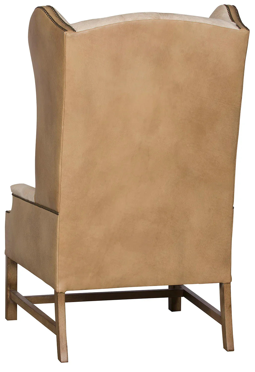 Palomino Leather Wingback Chair Smooth leather back with wood frame. Your Western Decor