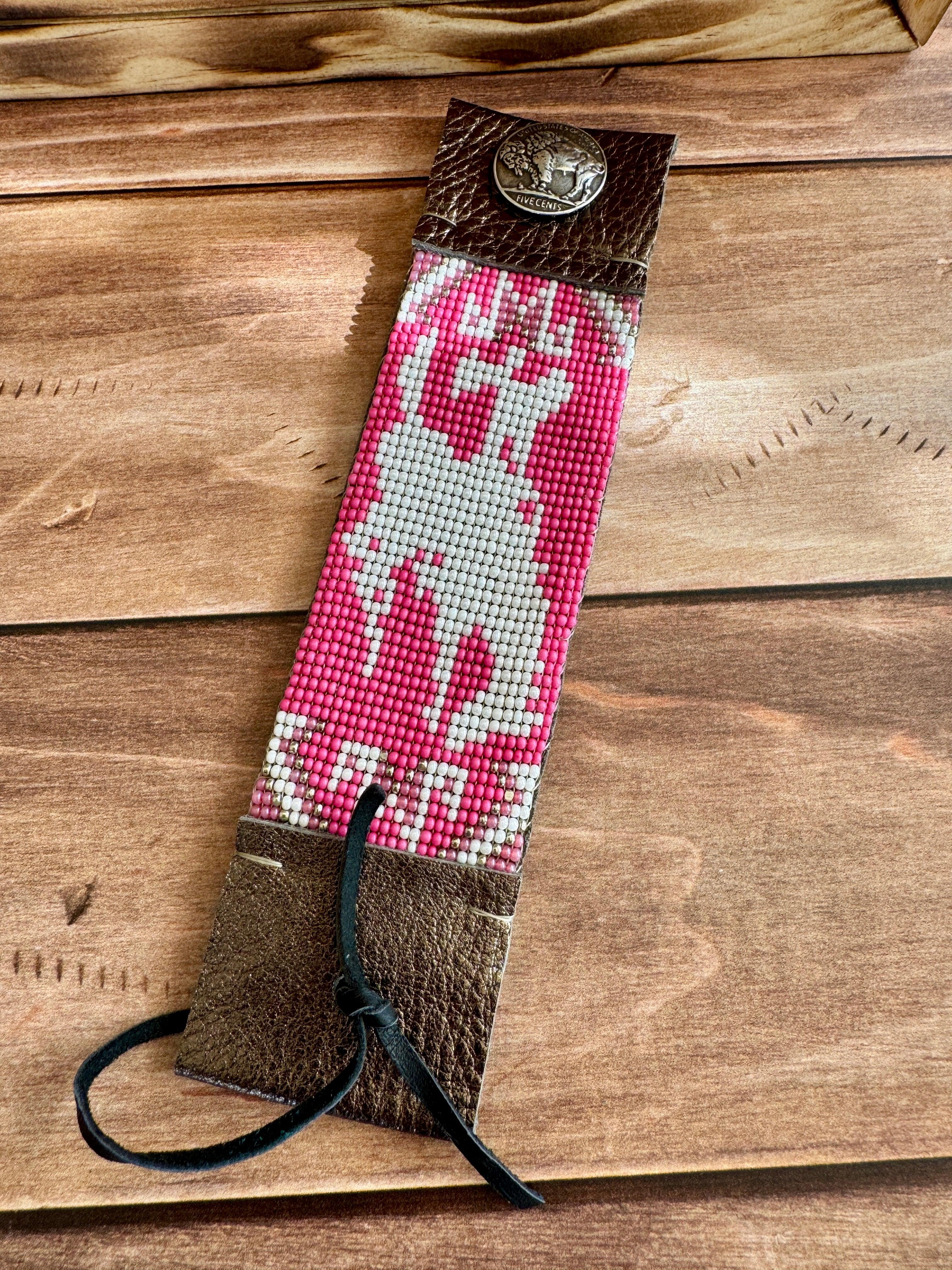 Handmade Pendleton Let 'er Buck Beaded Bracelet made in Pendleton Oregon - Your Western Decor