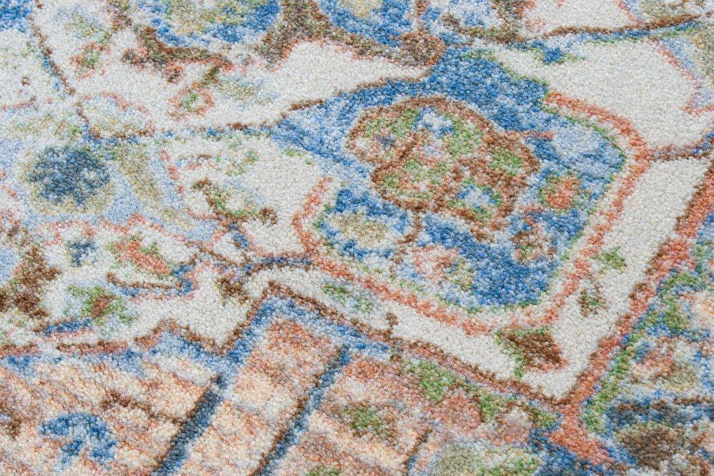 Persia Pastel Distressed Carpet Detail - Made in the USA - Your Western Decor, LLC