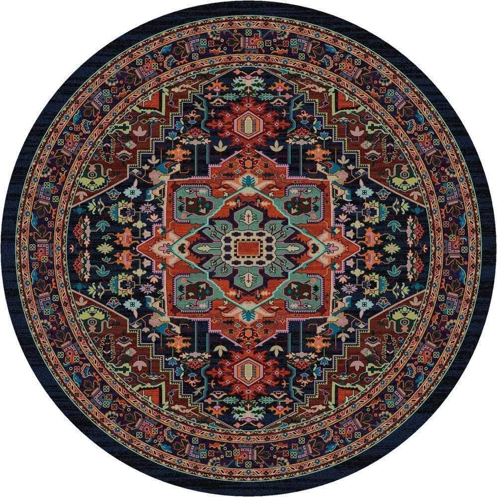 Persia 8' Round Area Rug - Made in the USA - Your Western Decor, LLC - Your Western Decor, LLC