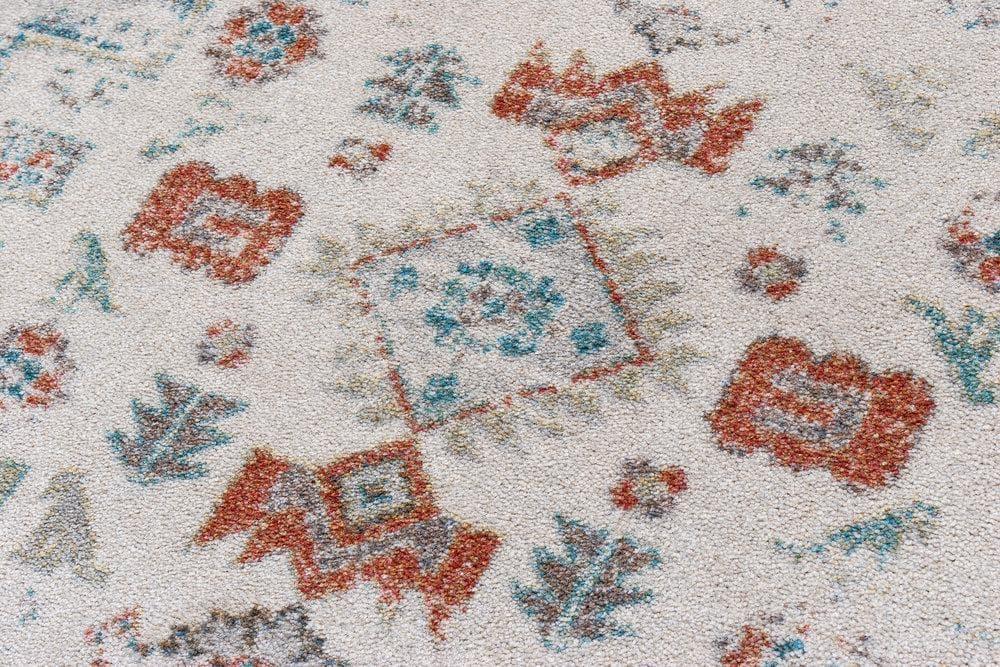 Persian Version Distressed Carpet Detail - Made in the USA - Your Western Decor