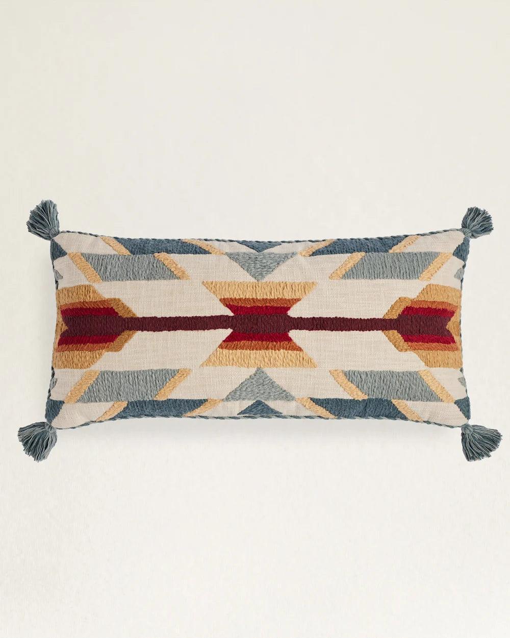 Prairie Springs Oblong Pillow - Cotton - Embroidered - Pendleton Prairie Springs - Your Western Decor