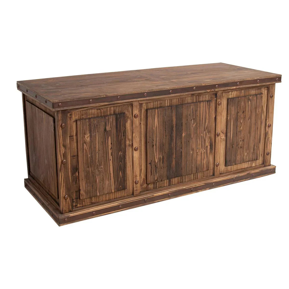 Rustic Executive Reclaimed Office Desk - Your Western Decor
