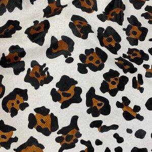 Jaguar on Off white Stenciled Cowhide • Your Western Decorating