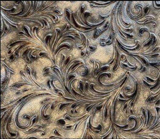 Valentina Tawny Embossed Leather | Your Western Decor