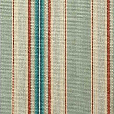 Pendleton Willamette Valley Turquoise Stripe Fabric by Sunbrella - Your Western Decor