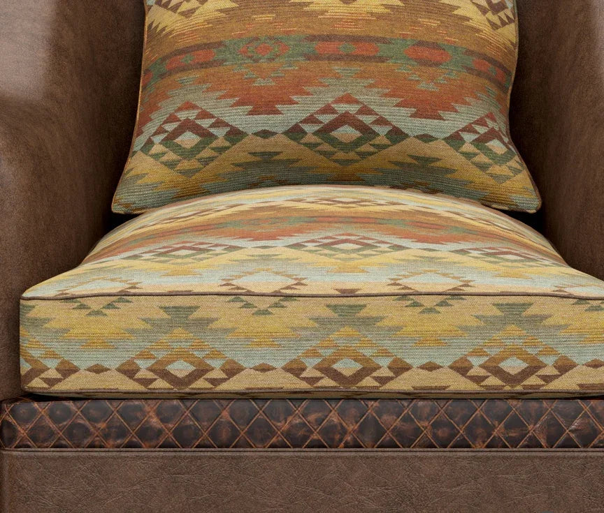 American made Loretta Southwest Swivel Chair - Your Western Decor