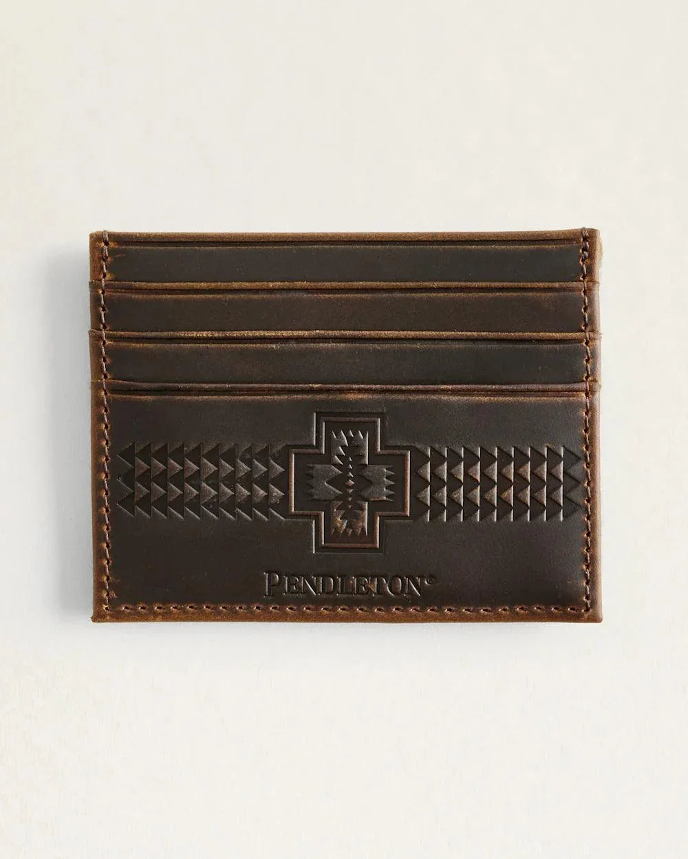 Solstice Canyon Slim Wallet - Wool & Leather - Pendleton Woolen Mills - 3 Card Holder - Your Western Decor