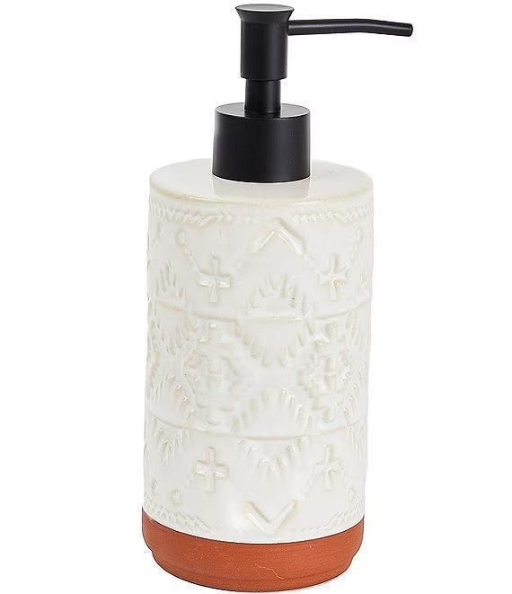 Pendleton Spider Rock Lotion Pump - Ivory Color - Ceramic - Your Western Decor