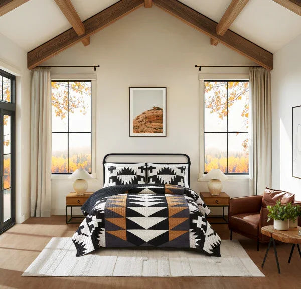 Spider Rock Quilt - 3 Piece Set - Southwestern Style Your Western Decor