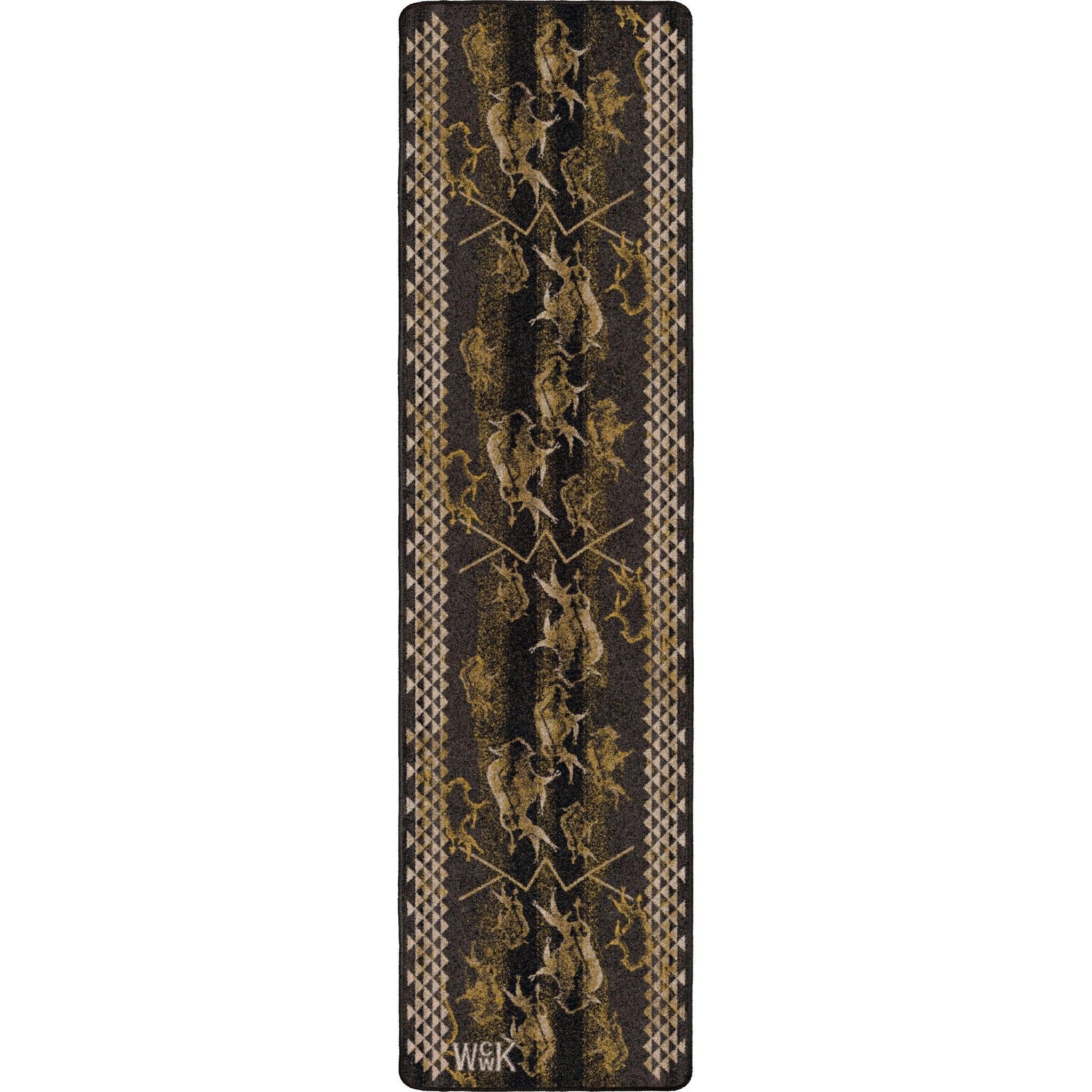 True Earth Rising Buffalo Rug Collection Runner - Your Western Decor